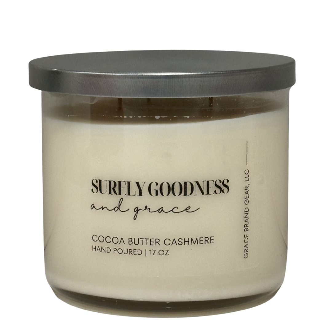Surely Goodness & Grace Three Wick Candle